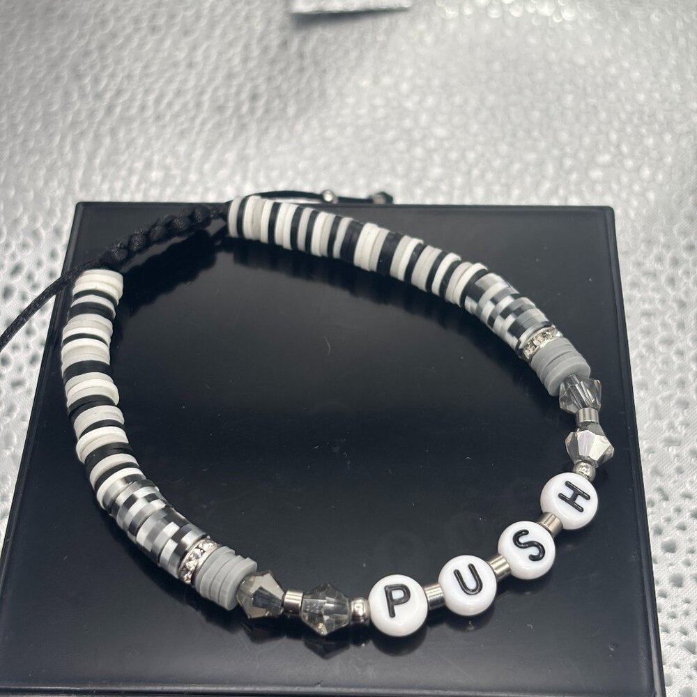 Handmade Affirmation Bracelet - Size 8